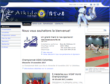 Tablet Screenshot of aikidoaigle.ch
